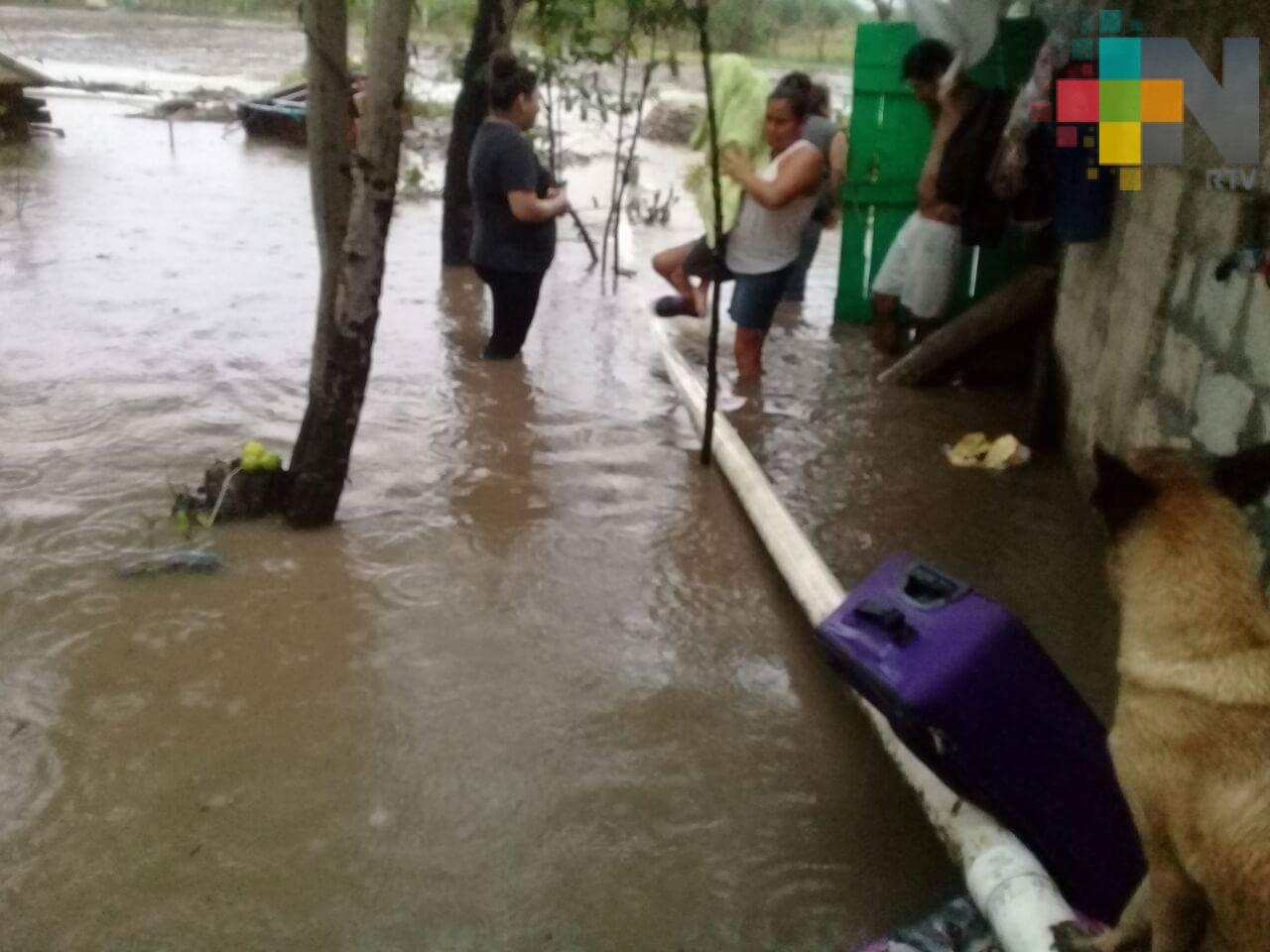 Lluvias intensas provocan inundaciones en la zona norte