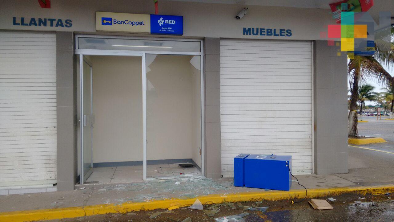 Roban cajero de Bancoppel en Coatzacoalcos