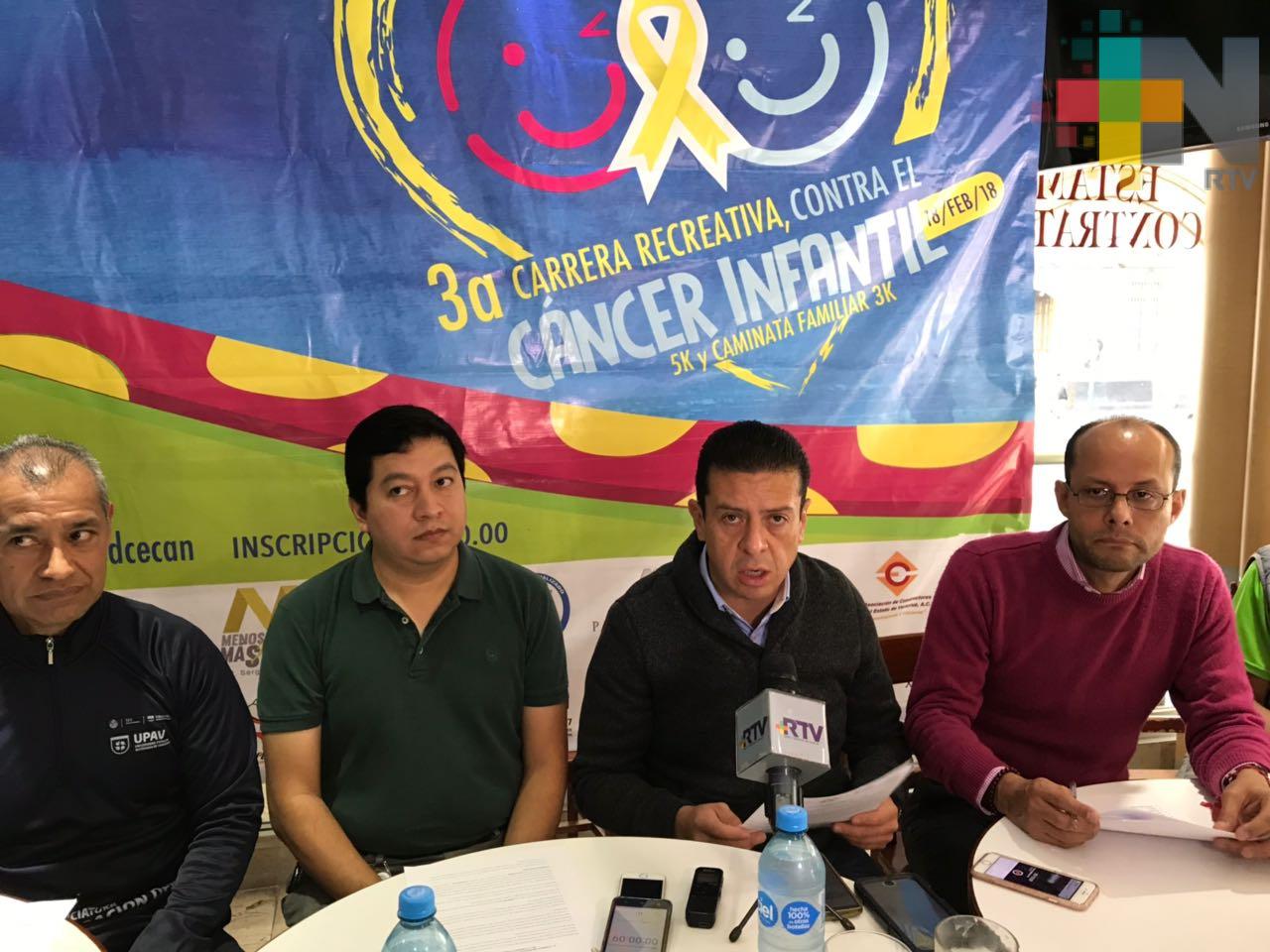 En Xalapa realizarán la Tercera Carrera Recreativa de 5K contra el cáncer infantil