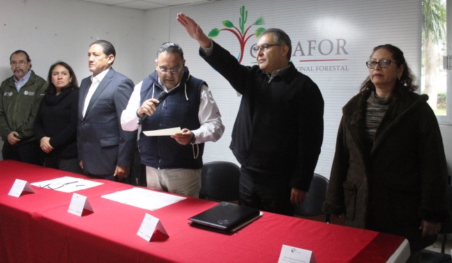 Rinde protesta nuevo gerente estatal de la Conafor en Veracruz
