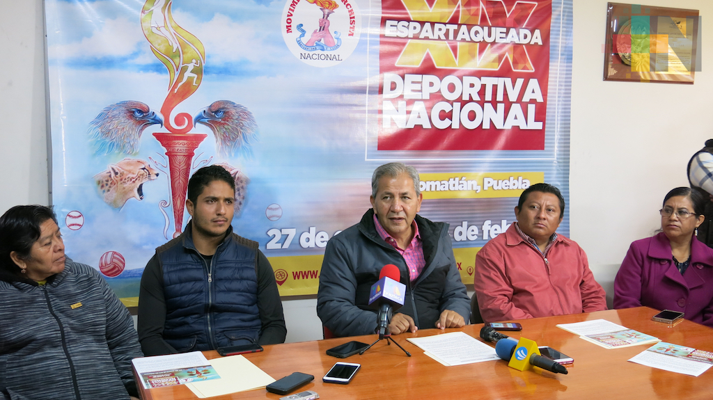 Anuncian la XIX Espartaqueada Nacional Deportiva, del 27 de enero al 4 de febrero