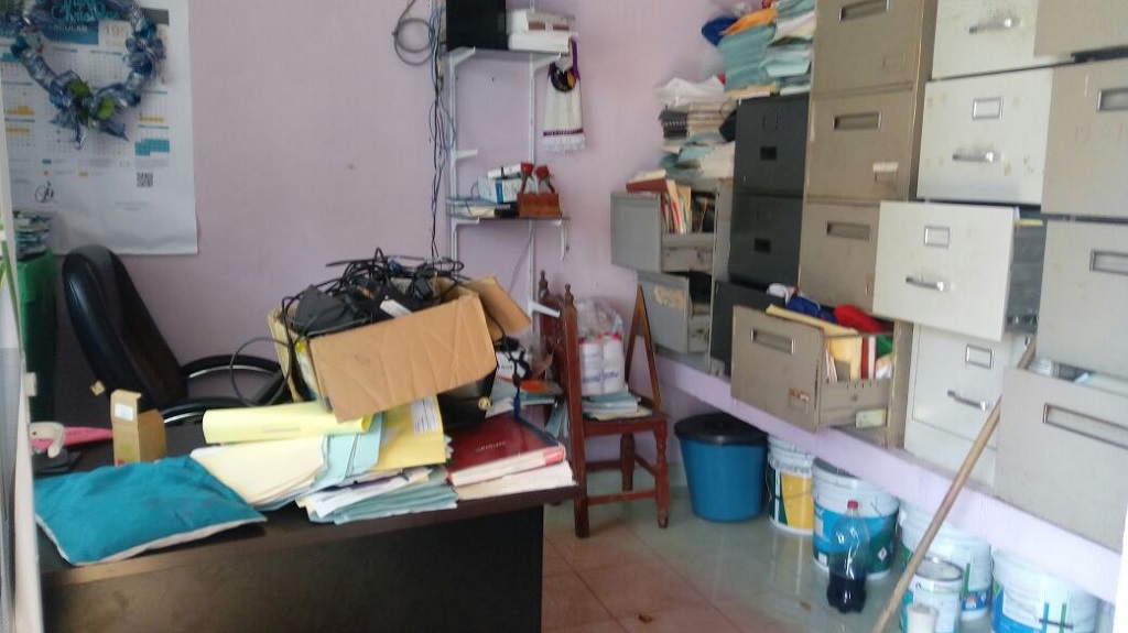 Roban en telesecundaria de Coatzacoalcos durante vacaciones