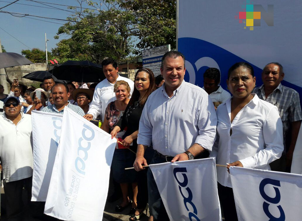 Comienza segunda etapa de pavimentación de calle Donato Casas de Boca del Río