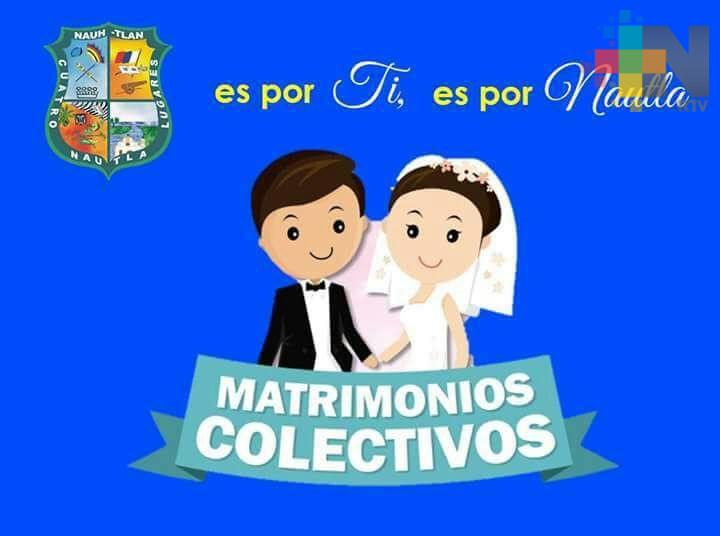 Invitan a aprovechar campaña de matrimonios gratuitos en Nautla