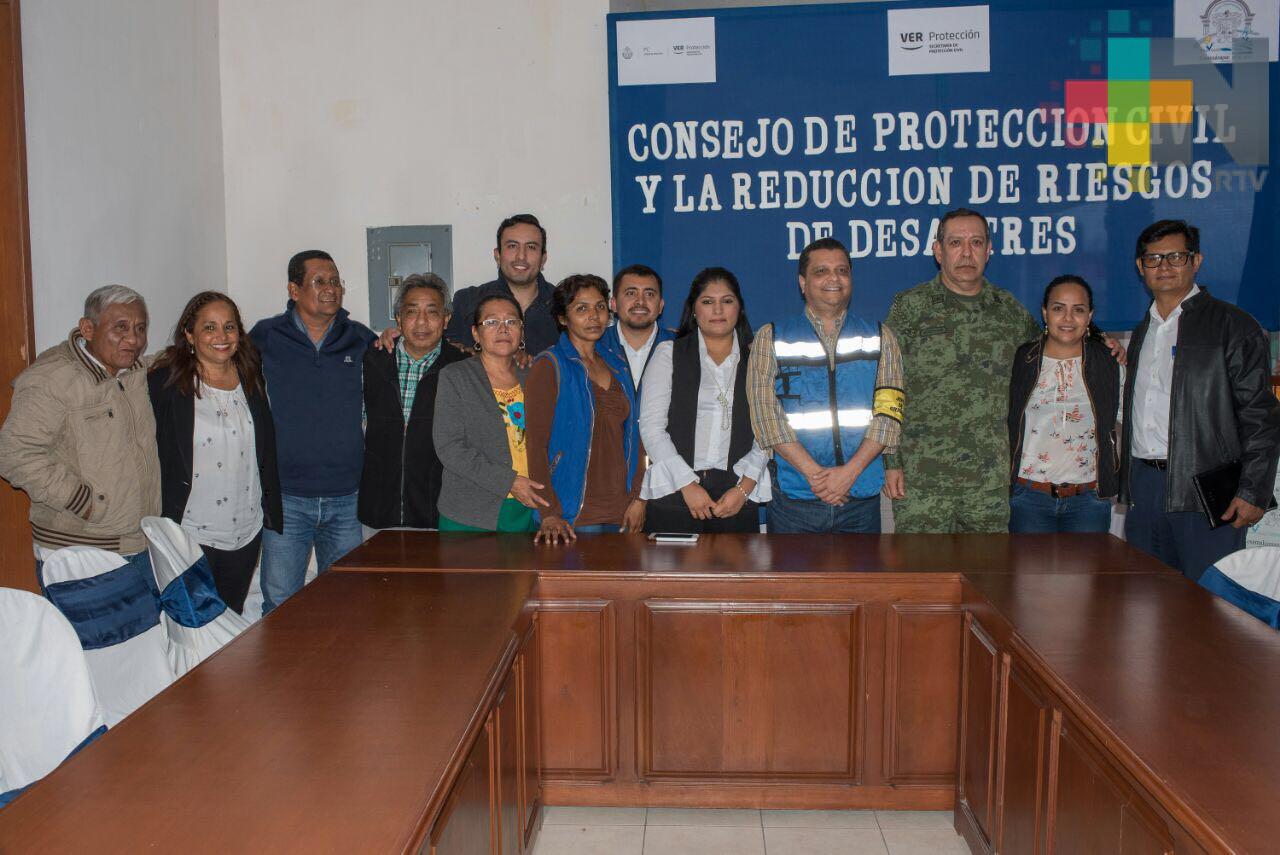 Instalan Consejo de Protección Civil en Cosamaloapan