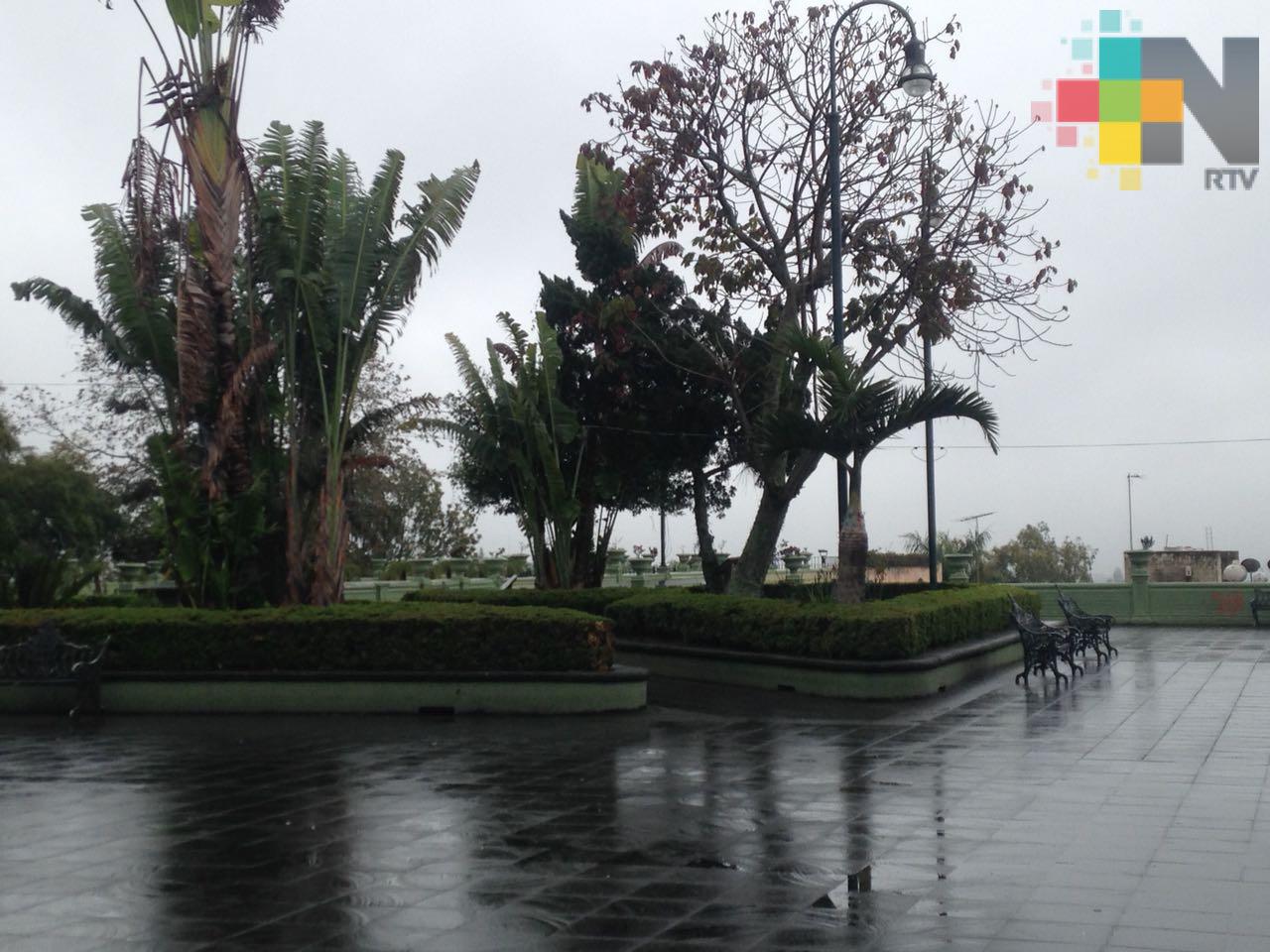Viernes nublado con nieblas, lloviznas y lluvias dispersas en Veracruz
