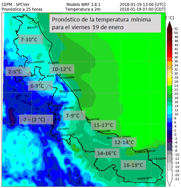 Se recupera la temperatura a partir de este viernes
