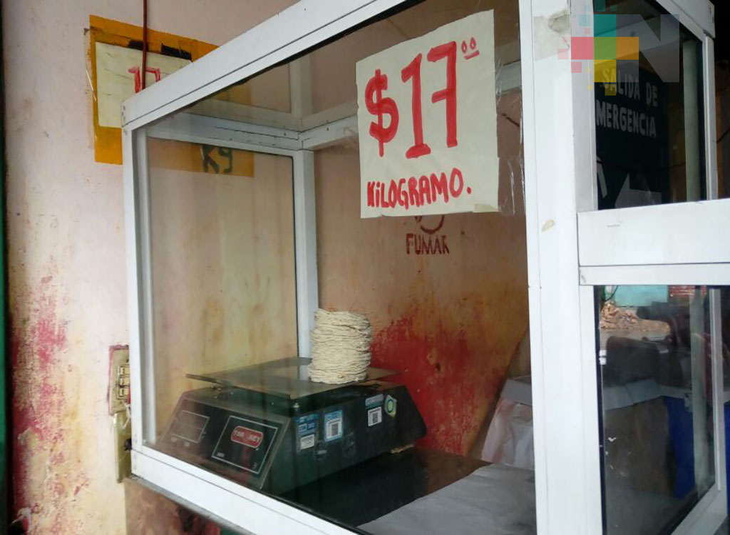 Hasta dos pesos aumentaría kilo de tortilla en Coatzacoalcos