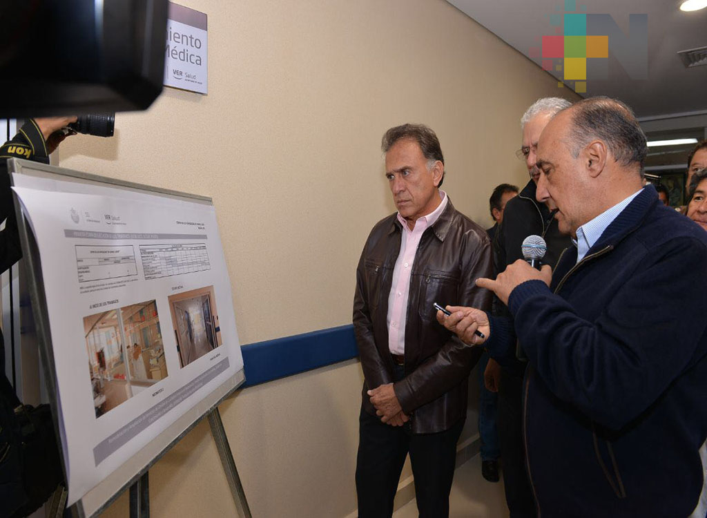 Supervisa gobernador Yunes obra de remodelación del CAE “Dr. Rafael Lucio” de Xalapa