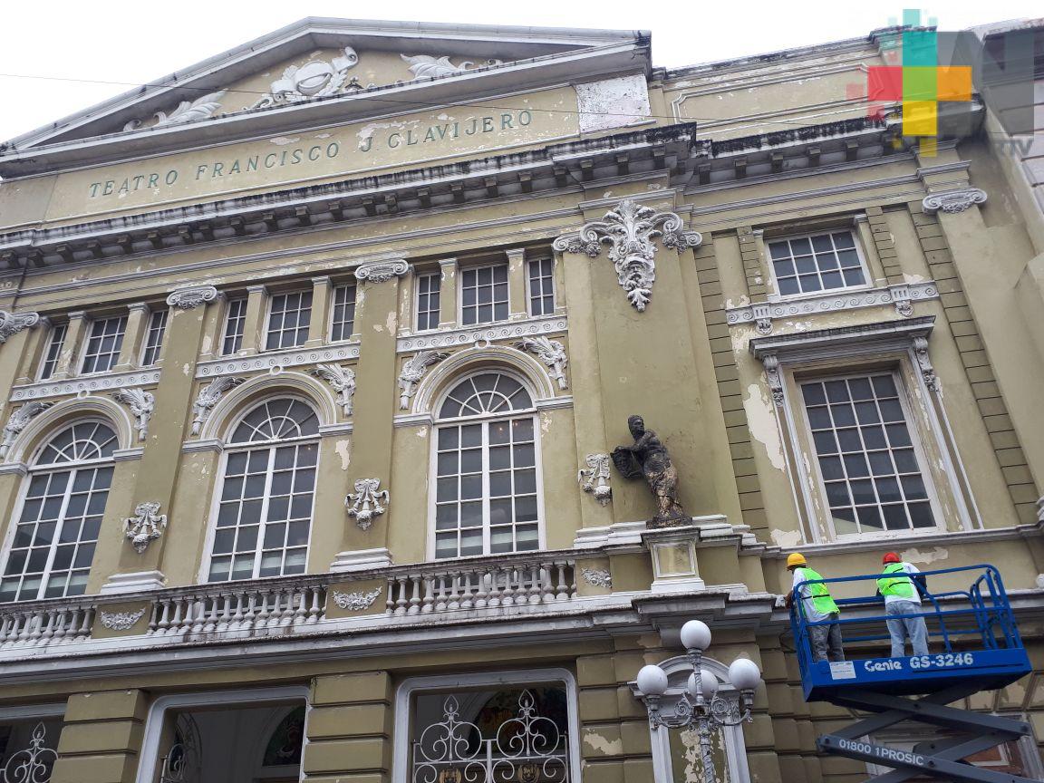 Inicia rehabilitación del teatro Francisco Javier Clavijero de Veracruz