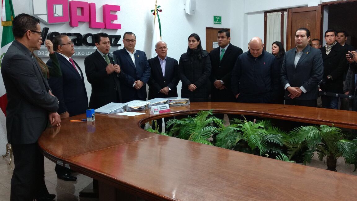 Registran PRI-PVEM su alianza “Por un Veracruz Mejor” ante el OPLE