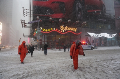 Tras tormenta de nieve acechan temperaturas congelantes en Nueva York