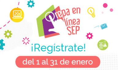 Últimos días para registrarse en Prepa en Línea –SEP