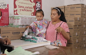 Liconsa duplicó promedio de compra de leche con “A peso el litro”