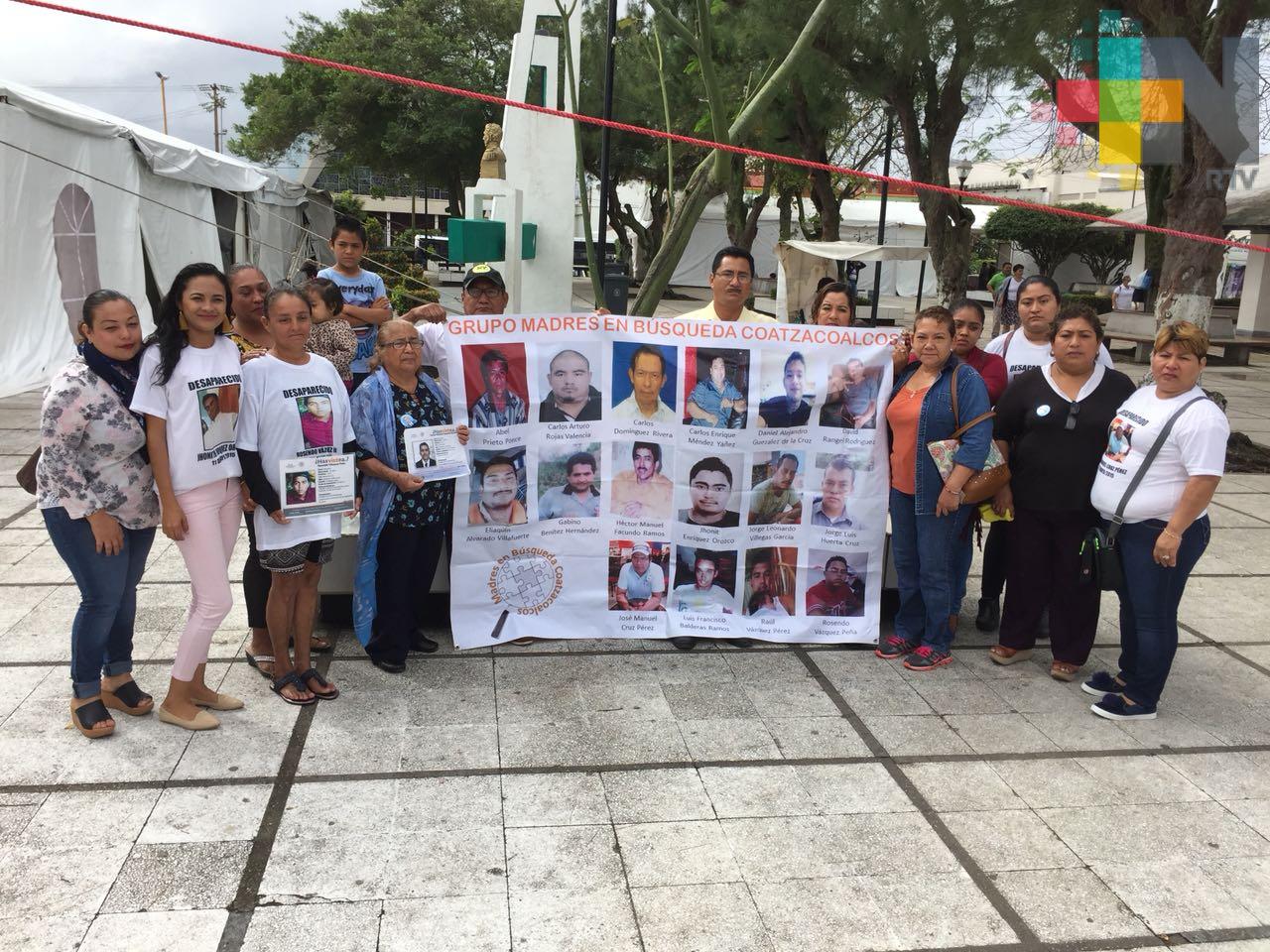 «Madres en búsqueda Coatzacoalcos» se solidarizan con colectivos instalados en Pacho Viejo