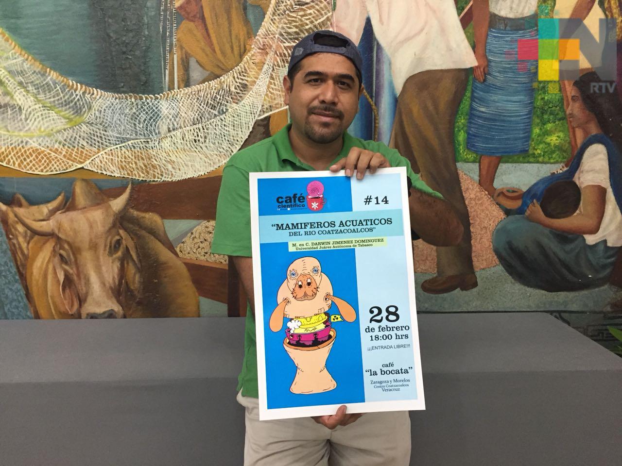 En Coatzacoalcos reflexionan sobre los mamíferos acuáticos