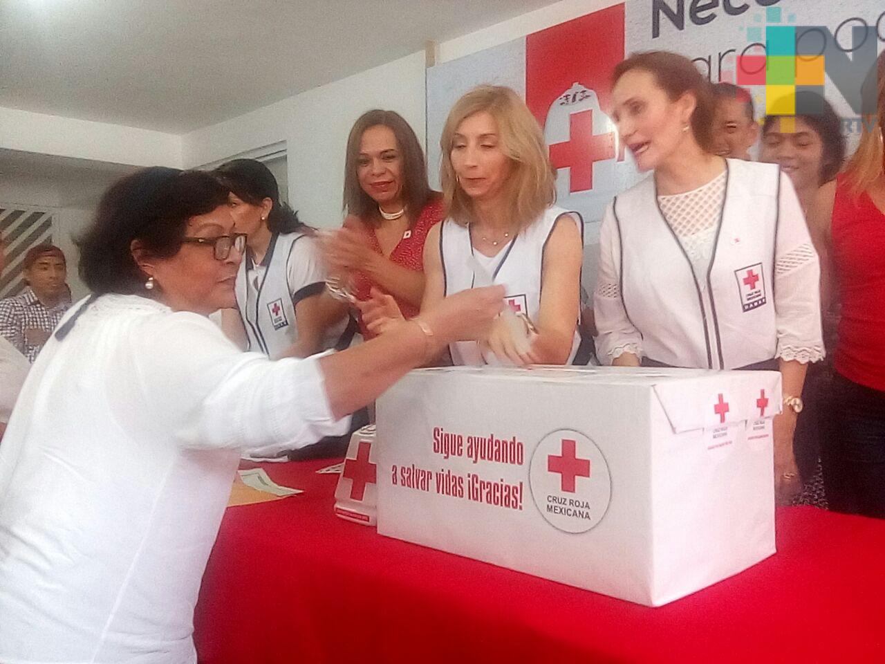 Inicia colecta anual 2018 de la Cruz Roja en Coatzacoalcos