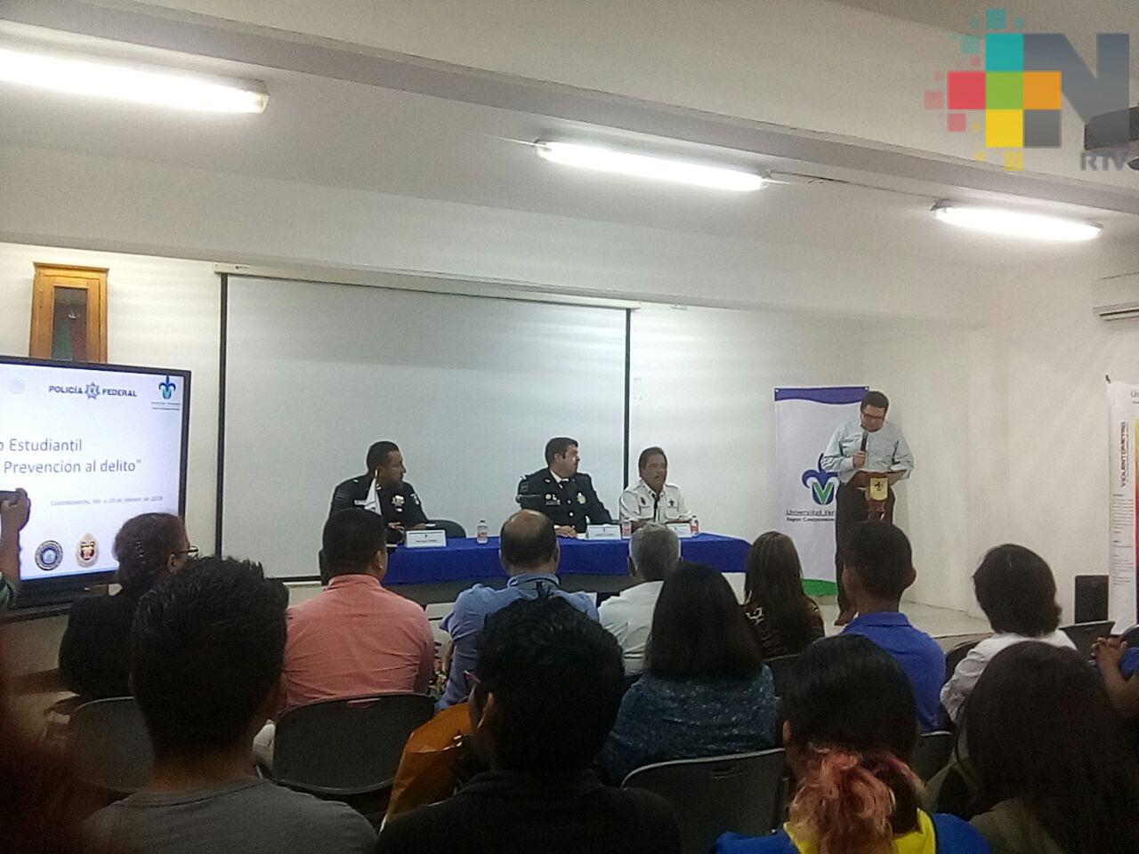 Policía Federal imparte foro Seguridad Vial y Prevención del Delito en Coatzacoalcos