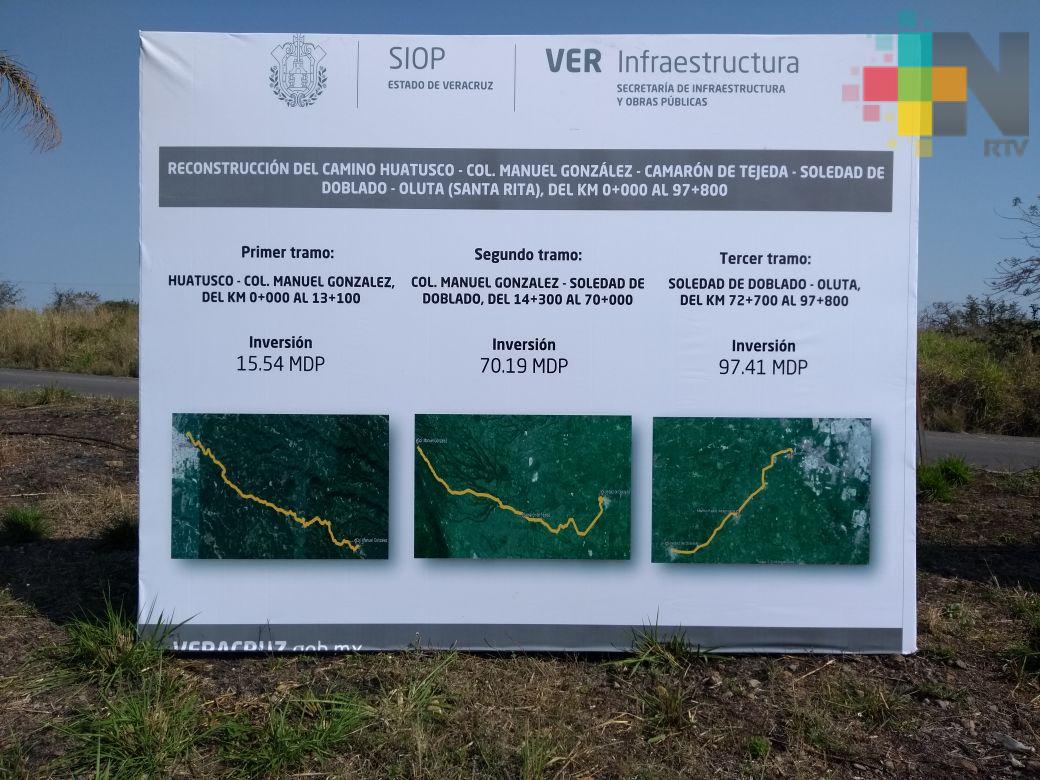Gobernador Yunes pone en marcha reconstrucción de camino Camarón de Tejeda – Zentla