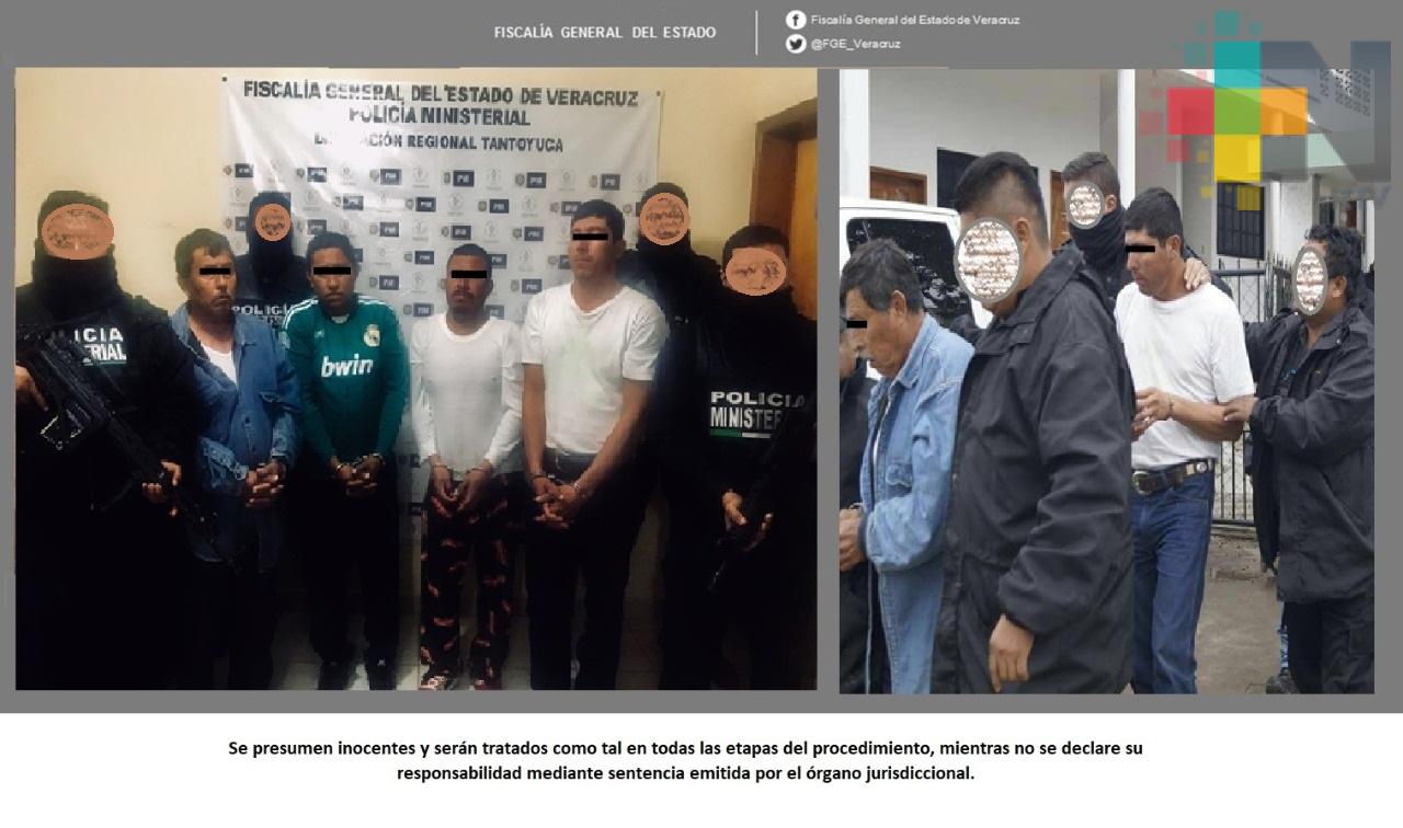 Legalizan detención de cuatro probables homicidas, en Tantoyuca
