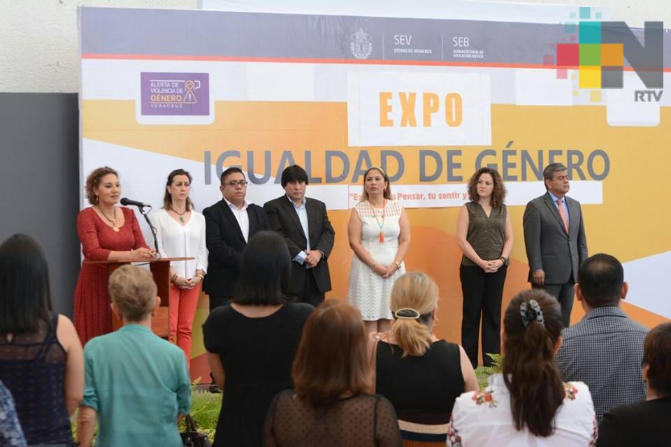 Igualdad de Género tema de exposición de carteles en la SEV