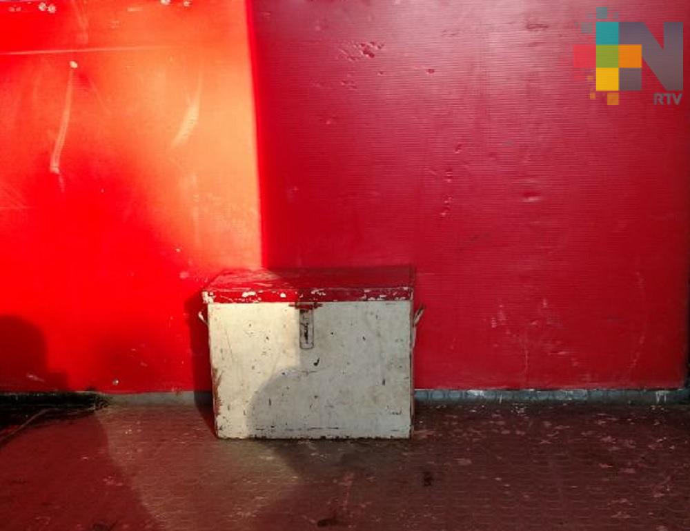 Aseguran contenedor con material radioactivo en Coatzacoalcos