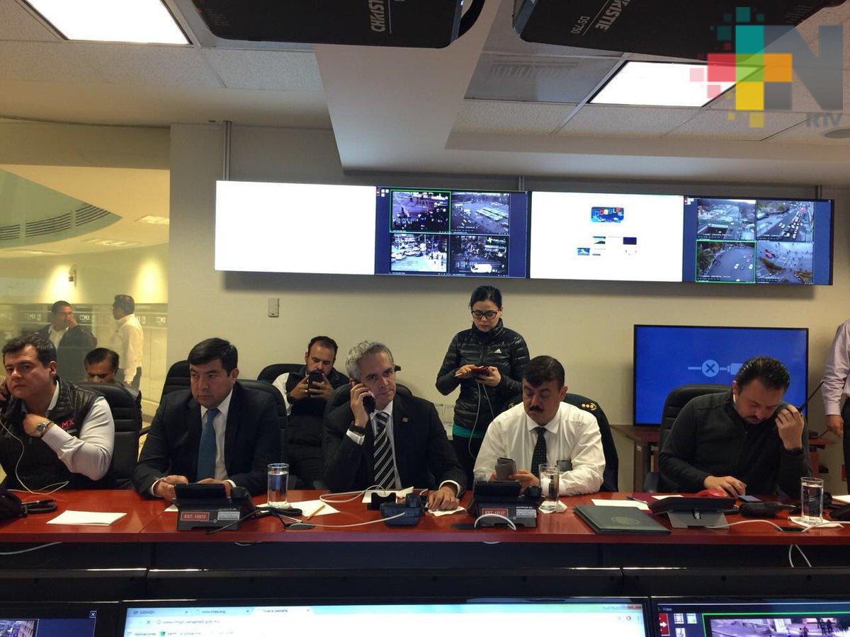 Sólo daños estructurales y cortes de energía eléctrica en CDMX por sismo