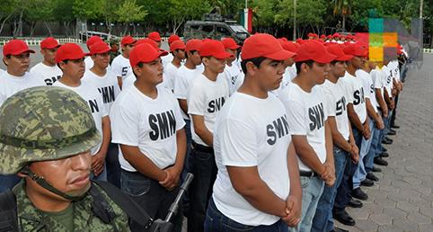 En zona militar de Tuxpan se continúa la recepción de cartillas