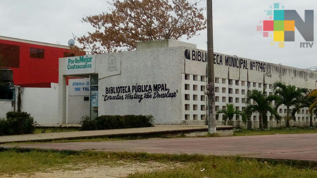 Darán mantenimiento a bibliotecas de Coatzacoalcos