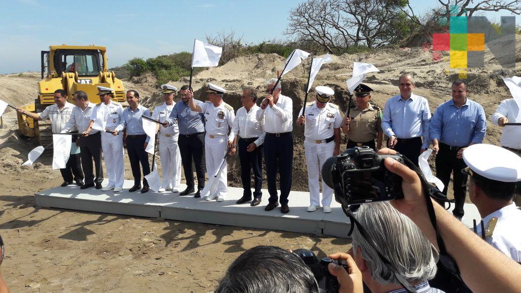 Gobernador Yunes dio el banderazo de inicio de la obra del Libramiento de Antón Lizardo