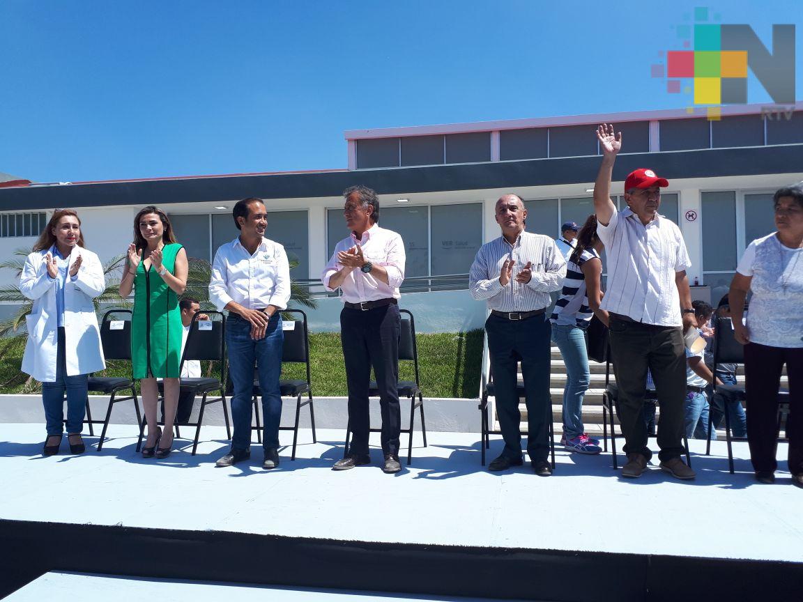 Gobernador Yunes inaugura Centro de Salud de la Reserva Tarimoya de Veracruz