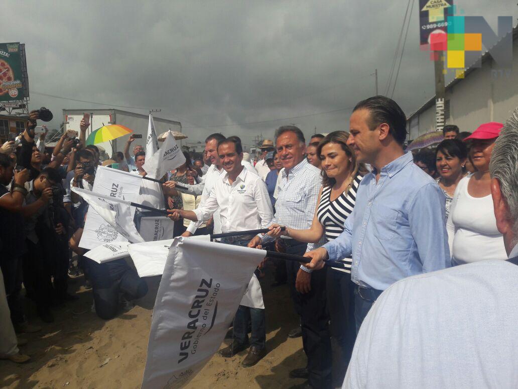 Gobernador Yunes da banderazo de inicio de construcción de puente superior vehicular “Nuevo Veracruz”