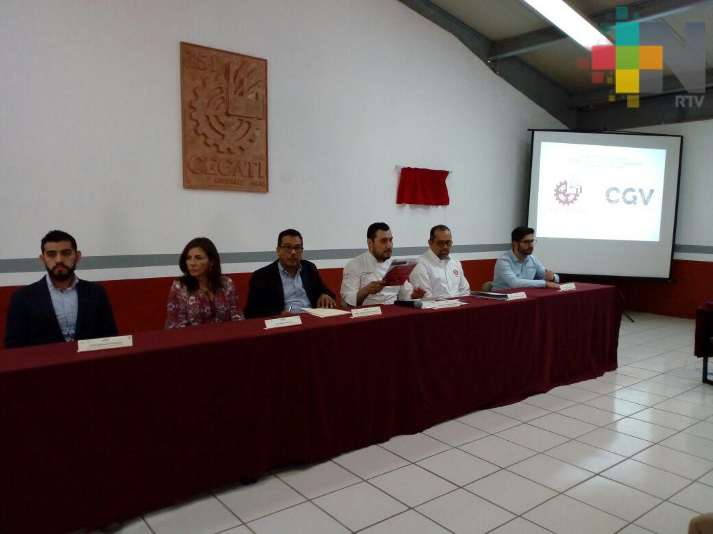 Consejo Gastronómico de Veracruz y Cecati 151 firman convenio