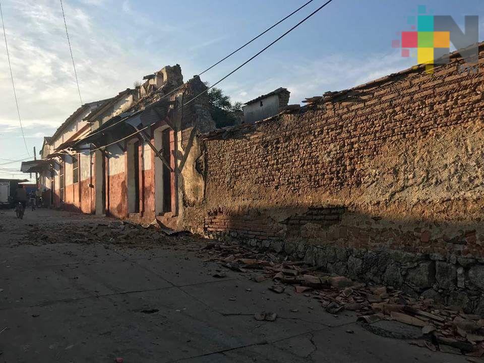 Daños a viviendas deja sismo con epicentro en Oaxaca