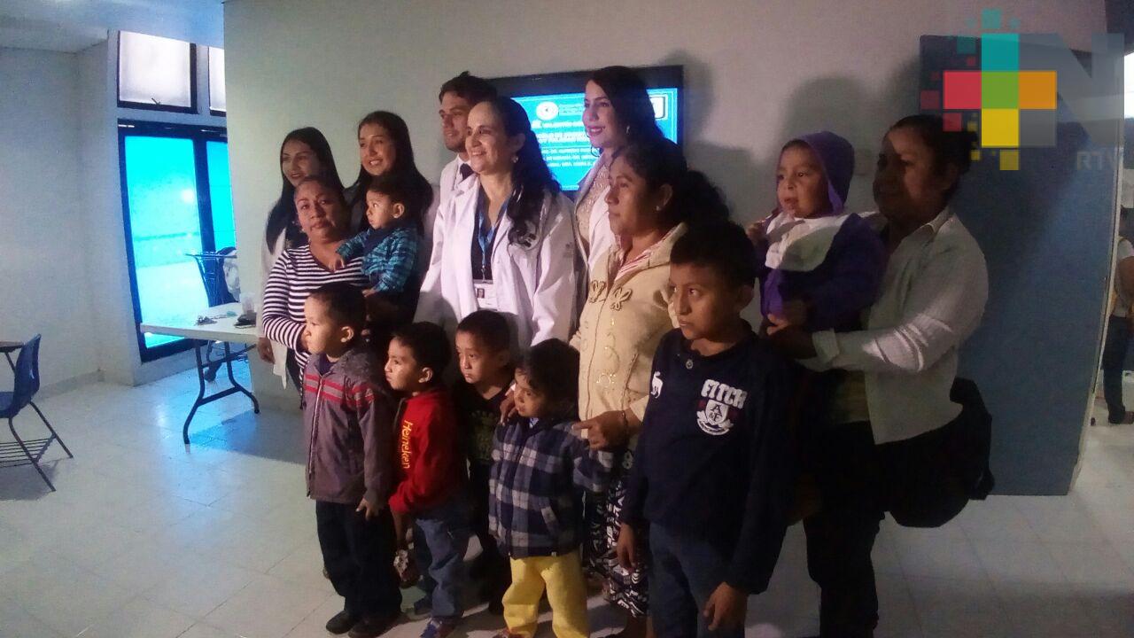 Atiende en Coatzacoalcos a 80 niños en recuperación por cirugía de labio leporino y paladar hendido