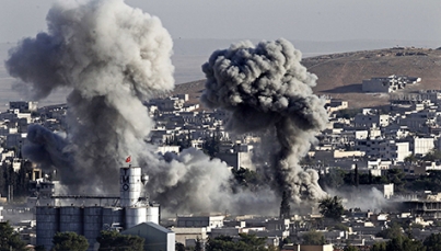 Suman casi 200 muertos y 850 heridos por bombardeos en Siria