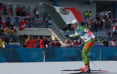 Mexicano Germán Madrazo cumple con debut en PyeongChang 2018