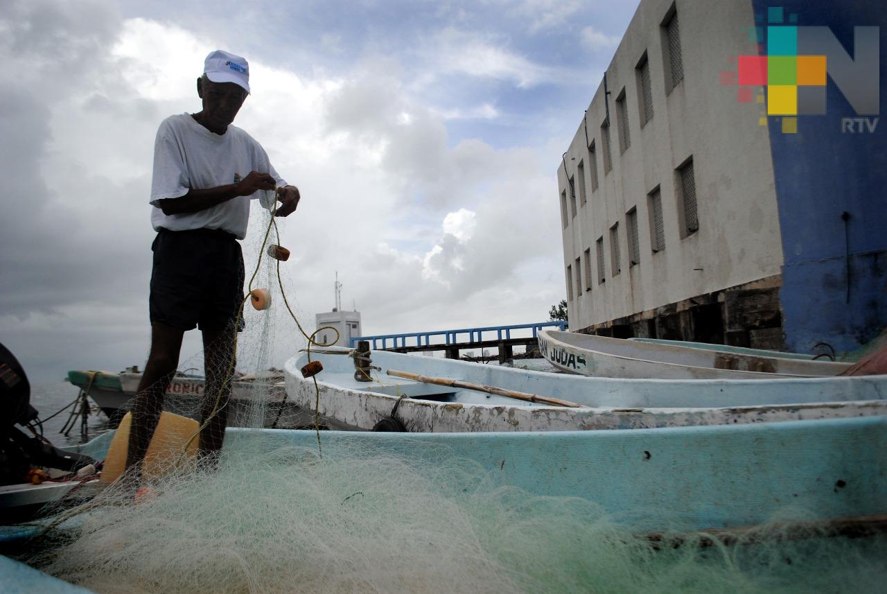 Por falta de lluvias se reduce actividad pesquera en el sur de Veracruz