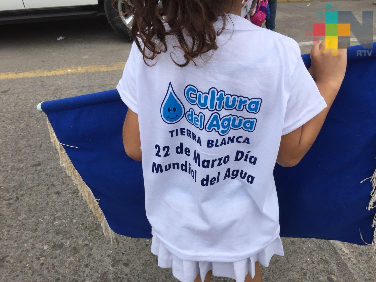 En primaria de Tierra Blanca conmemoran Día Mundial del Agua