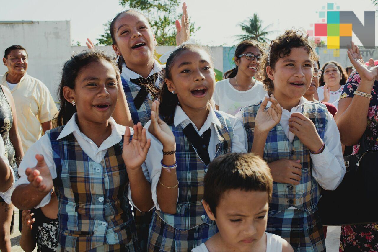Construirán domo en escuela primaria de Cosamaloapan