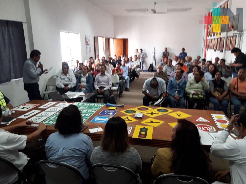 Ofrecen curso de tránsito terrestre y seguridad vial en Martínez de la Torre