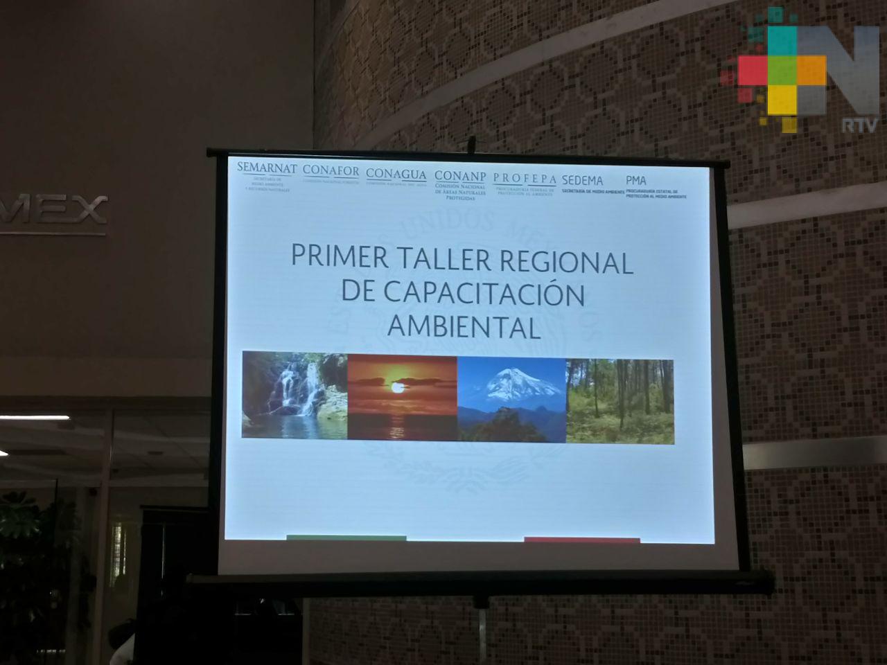 Capacitan a autoridades municipales en cuidado ambiental y prevención de desastres