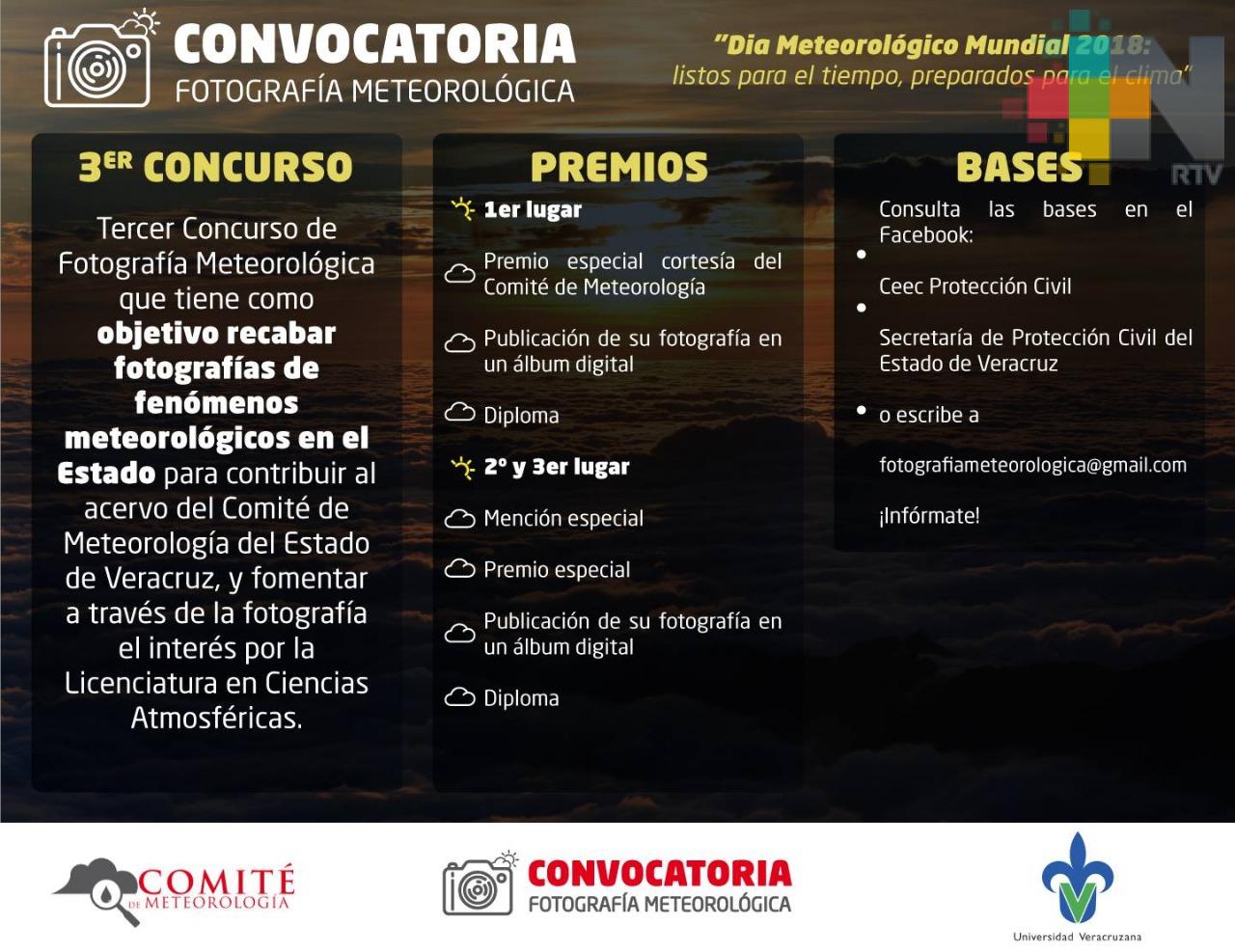 Comité de Meteorología de Veracruz emite convocatoria para concurso de fotografía
