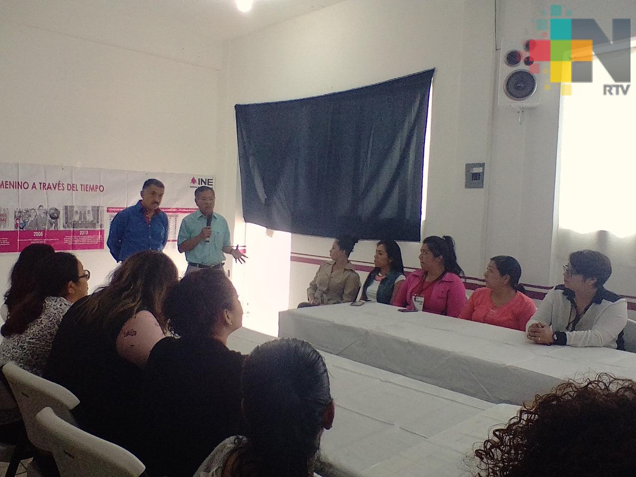 INE reconoce avance de mujeres en la vida pública y productiva