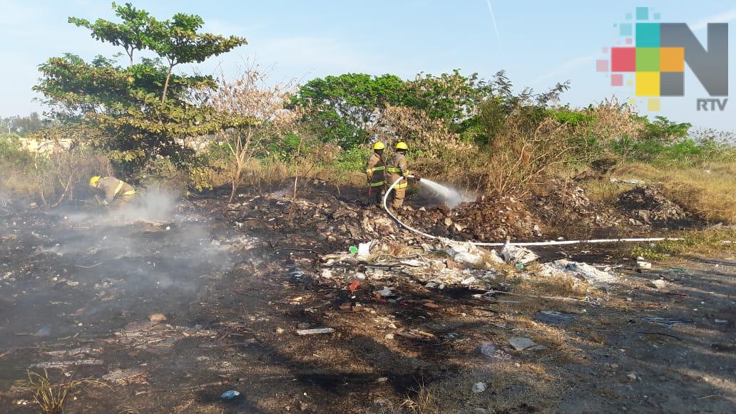 Controlan incendio en fraccionamiento El Jobo