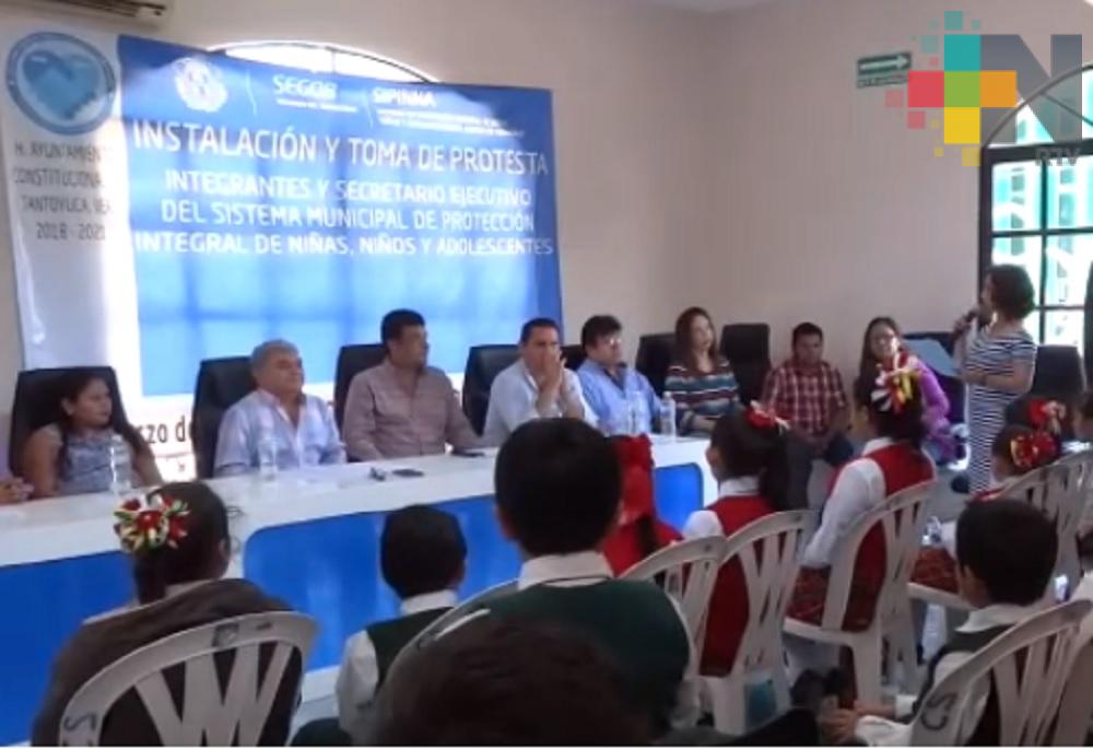 Integran Consejo de Participación Infantil y Juvenil en Tantoyuca