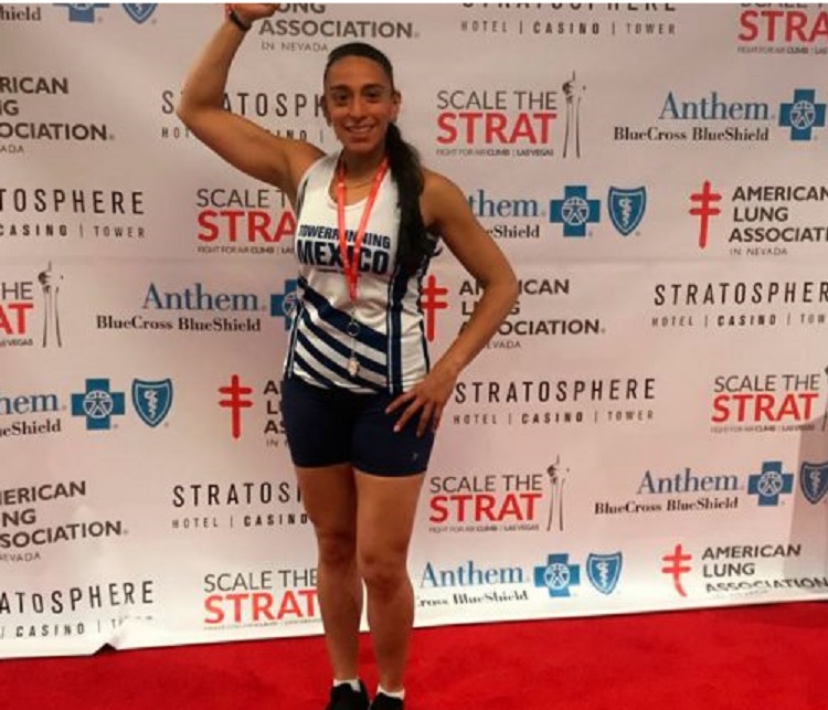 Elisa López, primera mujer mexicana que compite en «La Verticale»