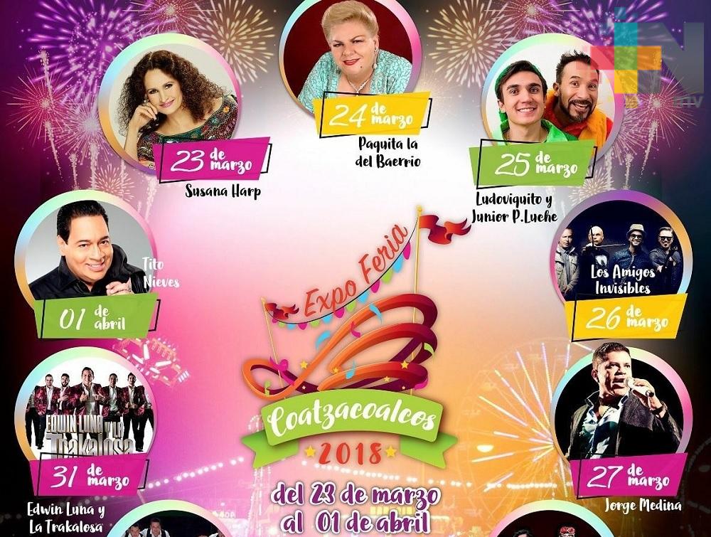 Presentan programa de la Expo Feria Coatzacoalcos 2018