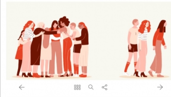 Google reconoce a la mujer con doodle interactivo