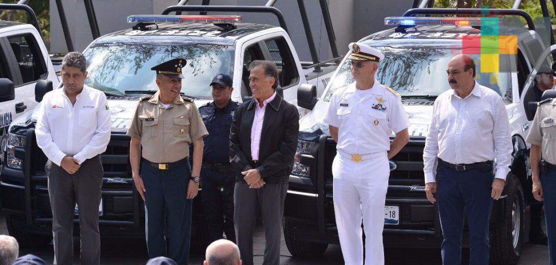 Recibe gobierno de Veracruz 16 patrullas más para reforzar tareas de Seguridad Pública